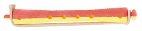 Permanent curler rød/gul  ø8,5mm - 80mm lang