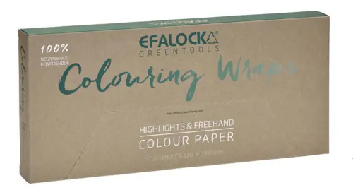 Efalock Greentools Colouring Wraps 110 x 240 mm - 500 stk