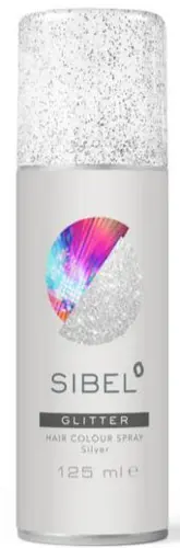 Hårfarvespray - Glitter Silver 125 ml